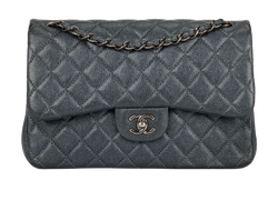 Jumbo Classic Double Flap, Caviar, Grey, 20496890 (2014-15), B/DB/AC, 2*